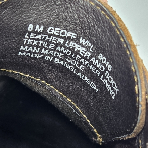 Alfani Men's Geoff Leather Brown Wingtip Oxford Dress Shoes Size 8 WPL 8046 - Picture 11 of 11